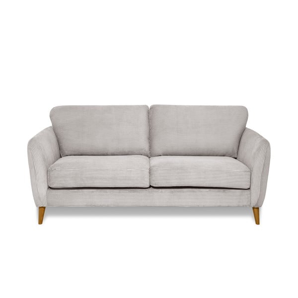 Svijetlo siva sofa od samta 170 cm Paris – Scandic