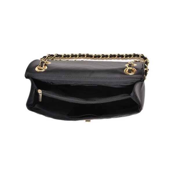 Crna kožna torbica Renata Corsi Luna-image-3