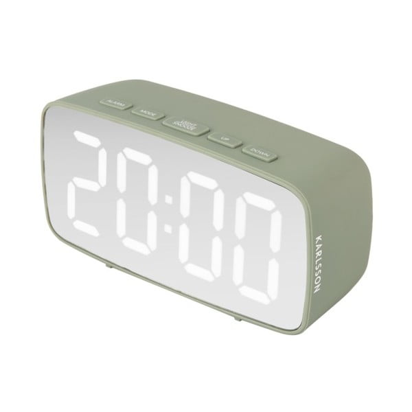 Svijetlo zelena digitalna budilica - Karlsson-image-1