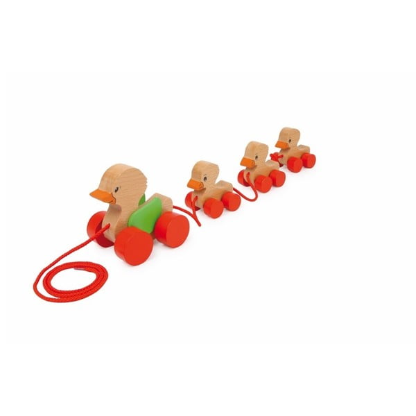 Obiteljska drvena igračka Legler Duck