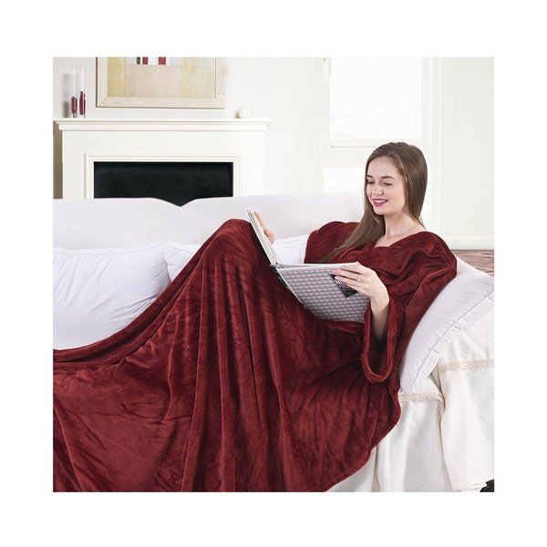 Bordo deka od mikrovlakana za izležavanje na sofi DecoKing Lazy, 200 x 170 cm-image-2