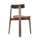 Smeđe/konjak smeđe blagovaonske stolice u setu 2 kom od punog hrasta Nora – Gazzda