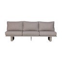 Sivo-bež podstavljena vrtna sofa Bear – WOOOD