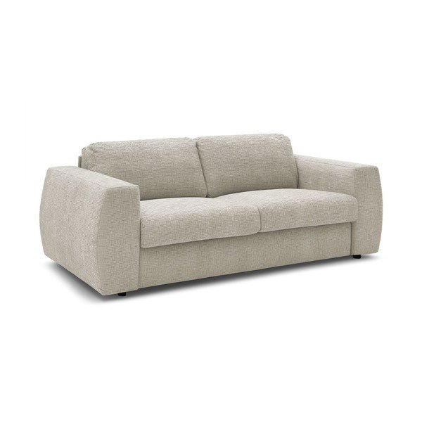 Bež sofa za spavanje/sklopiva od šenila 240 cm Hugo – Bobochic Paris-image-2