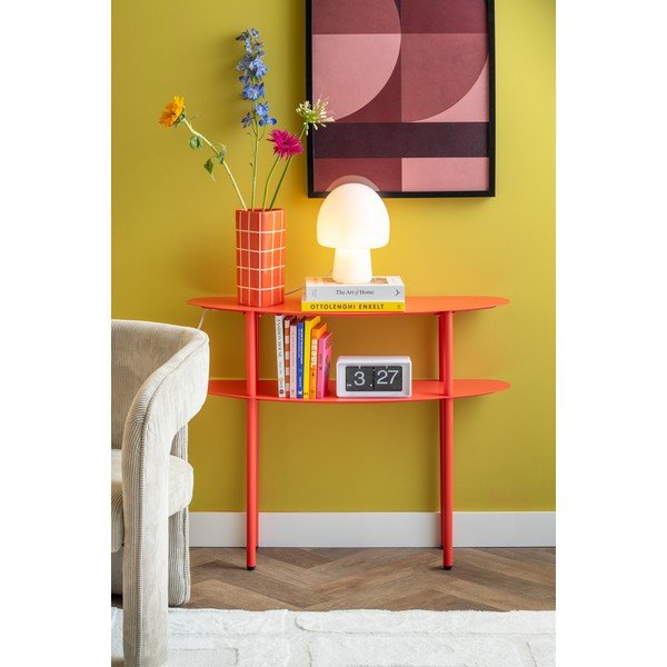Crveni metalni pomoćni stol 28x90 cm Cool Retro – Leitmotiv-image-1