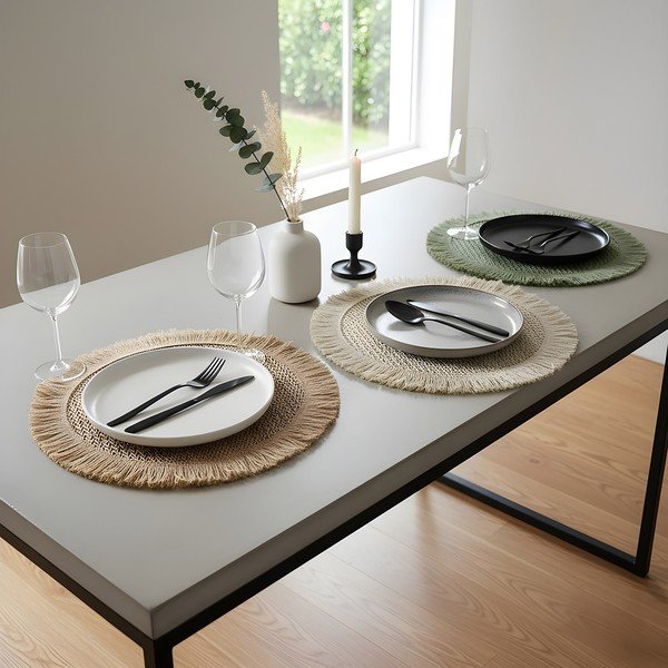 Podmetač ø 38 cm Pepita – douceur d'intérieur-image-1