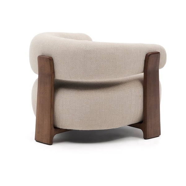 Bež fotelja od šenila Granite – Kave Home-image-4