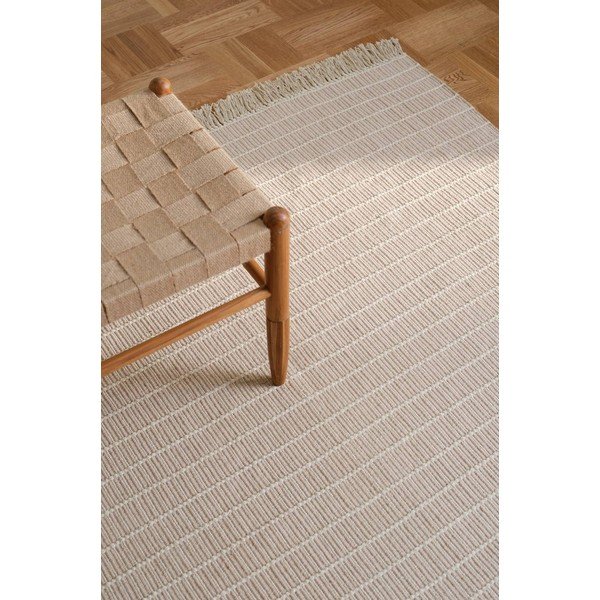 Bež ručno rađena pamučna staza 80x150 cm Irma – Jotex-image-1