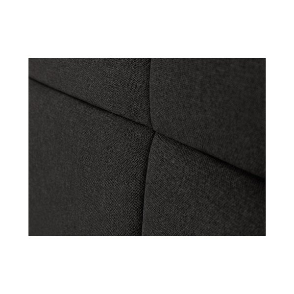 Crno uzglavlje Mazzini Sofas Barletta, 140 x 120 cm-image-2