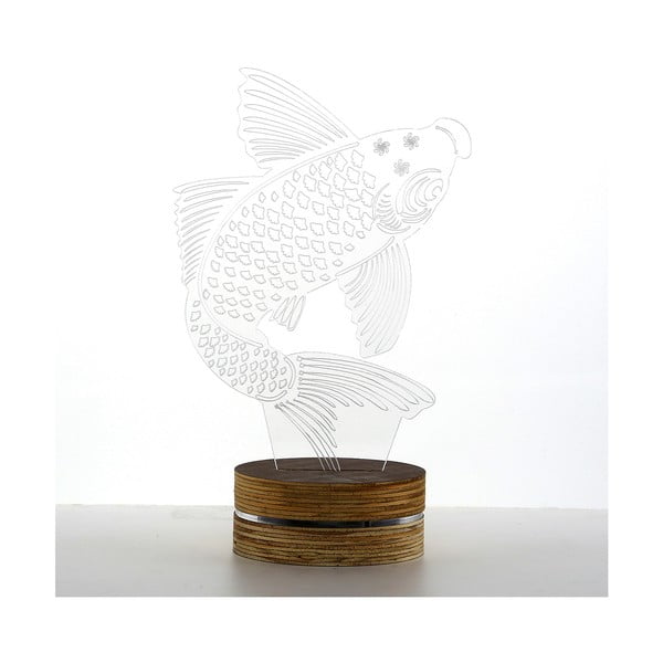 3D Big Fish stolna lampa-image-2