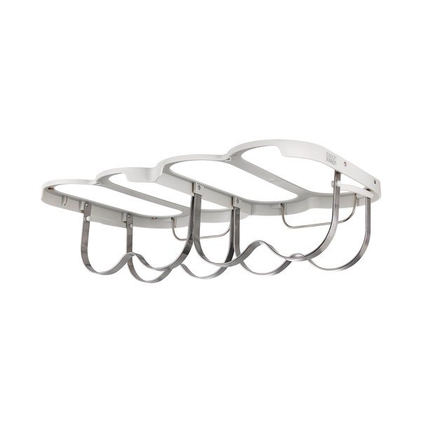 Zidni metalni držač za boce vina u srebrnoj boji broj boca 4 kom 38,5x2x25 cm Cradle – Joseph Joseph