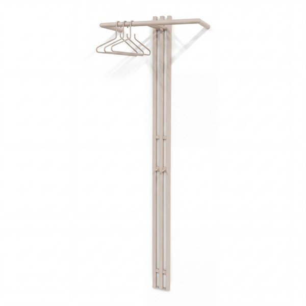 Smeđe-siva željezna zidna vješalica 65 cm Senza – Spinder Design-image-4