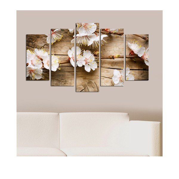 Višedijelna slika Flower In The Blossom, 110 x 60 cm-image-1