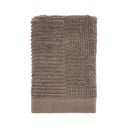 Smeđe-sivi pamučan ručnik od frotira 50x70 cm Classic – Zone