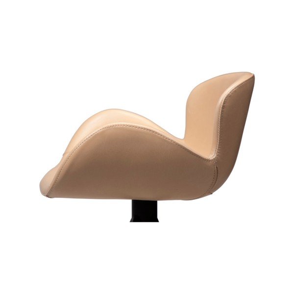 Svijetlosmeđa barska stolica od eko kože DAN-FORM Denmark Gaia, visina 98 cm-image-3