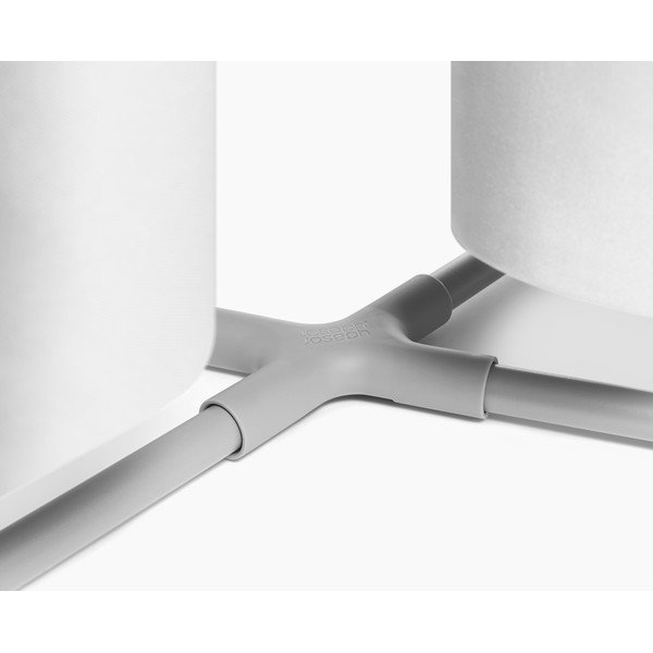 Svijetlo siva tekstilna košara za rublje 2x40 l Duo – Joseph Joseph-image-4