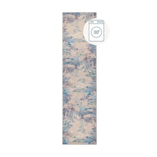Plava/ljubičasta perivia staza od mješavine recikliranih vlakana 60x230 cm Reid – Flair Rugs