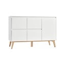 Bijela dječja komoda Pinio Swing, 148 x 92 cm