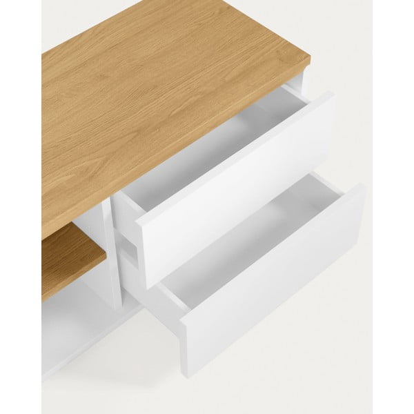 Bijela TV komoda 200x44 cm Abilen – Kave Home-image-4