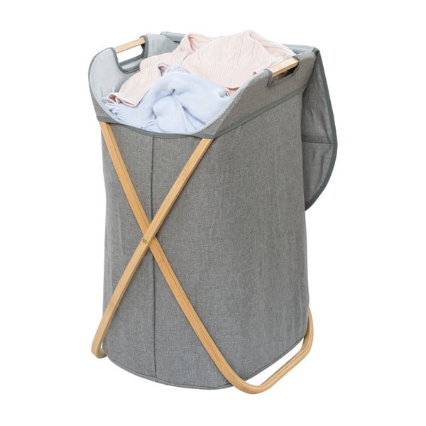 Košara za rublje s okvirom od bambusa Wenkoo Bahari Bamboo, 79 l-image-2