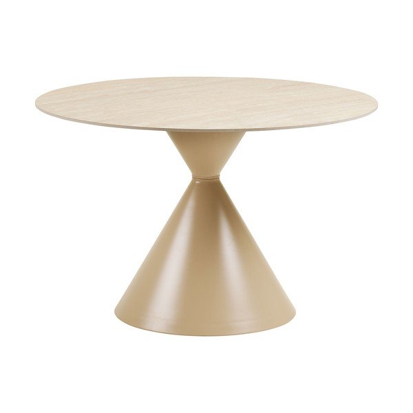 Okrugao blagovaonski stol s keramičkom daskom ø 120 cm Annecy – House Nordic-image-2