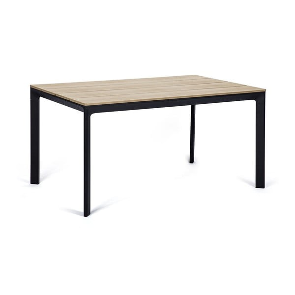 Set od 4 crne Kai blagovaonske stolice i Thor prirodnog stola - Bonami Essentials-image-2