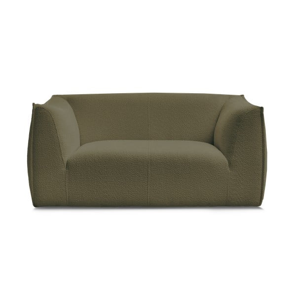 Zelena sofa od bouclé tkanine 170 cm Giorgia – Bobochic Paris