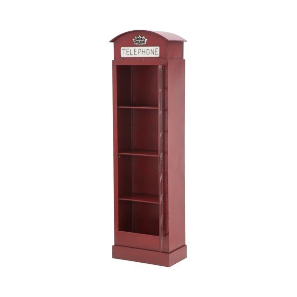 Vitrina od crvenog željeza Mauro Ferretti London Telephone Booth, visina 180 cm-image-2