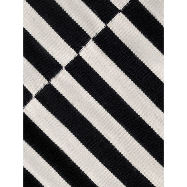 Crno-bijeli obostrani/ručno rađen vuneni tepih 200x300 cm Donna – Hanse Home-image-4