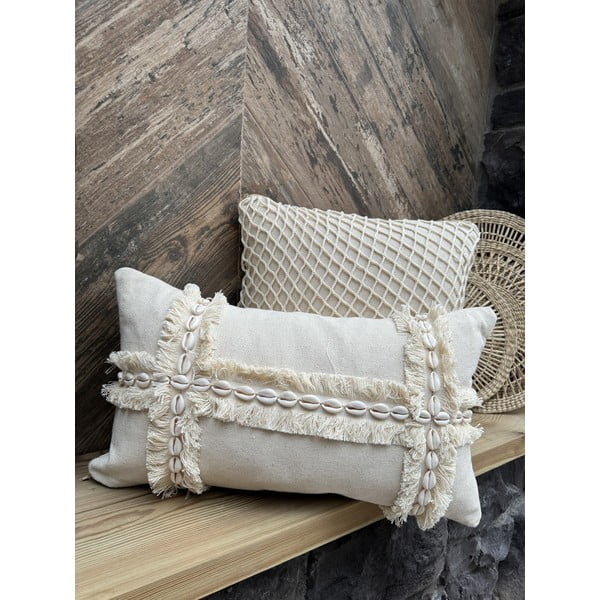 Pamučna ukrasna jastučnica 30x50 cm Seashells – Mioli Decor-image-2