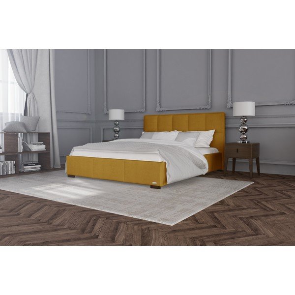 Narančasti bračni krevet Guy Laroche Home Allure, 180 x 200 cm-image-1