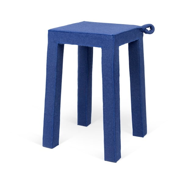Plava drvena stolica TemaHome Handle, 30x30x45 cm