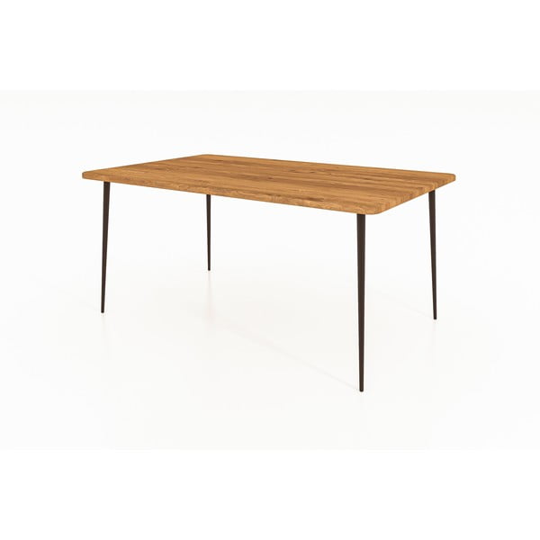 Blagovaonski stol od hrastovine 160x90 cm Kula - The Beds-image-3