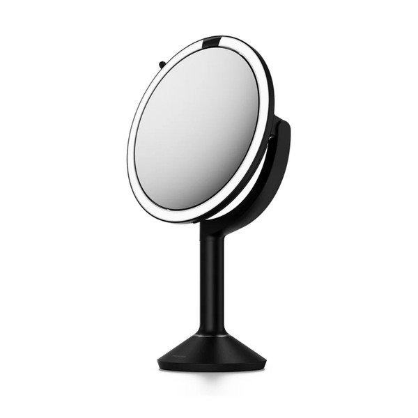 Kozmetičko ogledalo s osvjetljenjem/povećavajuće (s povećanjem 5x/s povećanjem 10x) ø 20 cm Trio – simplehuman