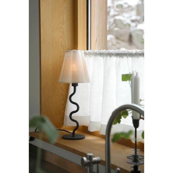 Bež metalna stolna lampa s tekstilnim sjenilom (visina 41 cm) Veya – Markslöjd-image-2