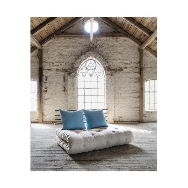 Sofa na razvlačenje Karup Shin Sano Black Lan / Horizon Blue-image-1