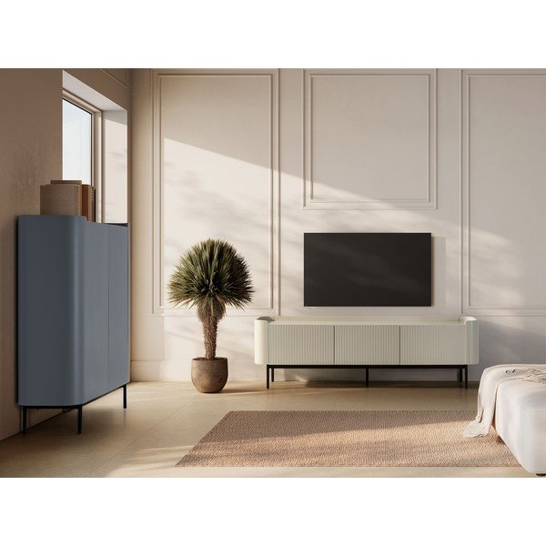 Prljavo plavi ormarić 100x140x40 cm Willa – MOME-image-1