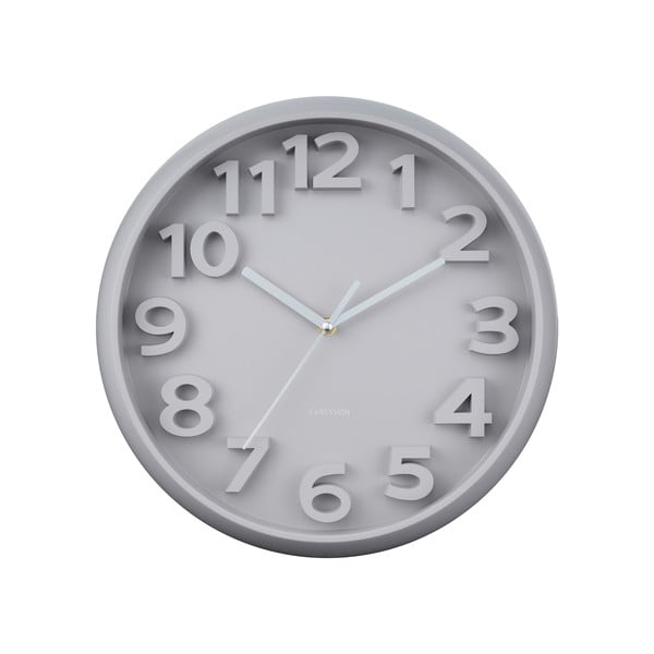 Zidni sat ø 33,5 cm Elevated Classic Numbers – Karlsson