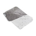 Bijela/siva pamučna deka za bebe 80x80 cm Strenenzauber – Roba