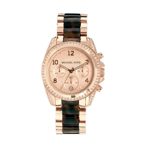 Ženski sat u ružičastom zlatu Michael Kors Tiger