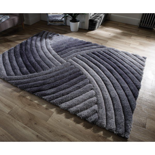Sivi tepih Flair Rugs Furrow, 160 x 230 cm-image-4