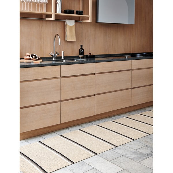 Bež unutarnji i vanjski tepih 70x90 cm Olle Mud Beige – Pappelina-image-1