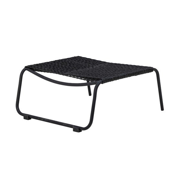 Crna vrtna ležaljka s podnožnikom Boel - Bloomingville-image-3