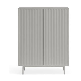 Siva visoka komoda 97x130 cm Sierra – Teulat