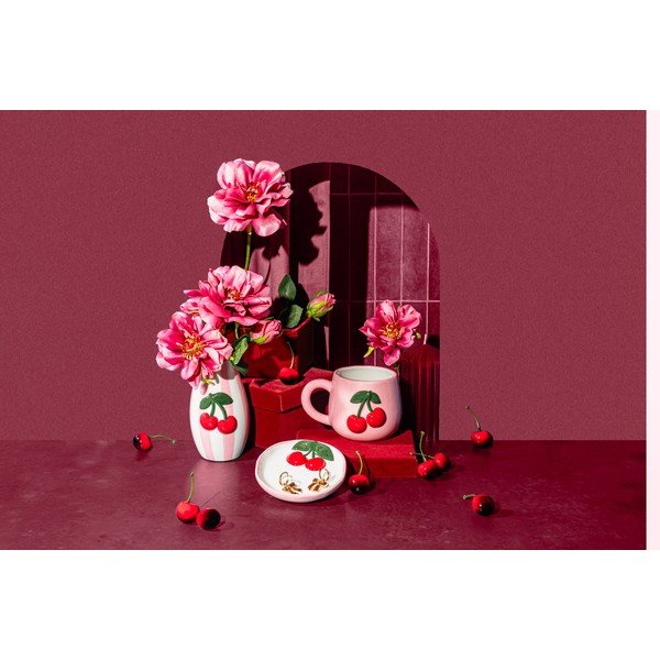 Ručno oslikana vaza od dolomita Cherry – Sass & Belle-image-2