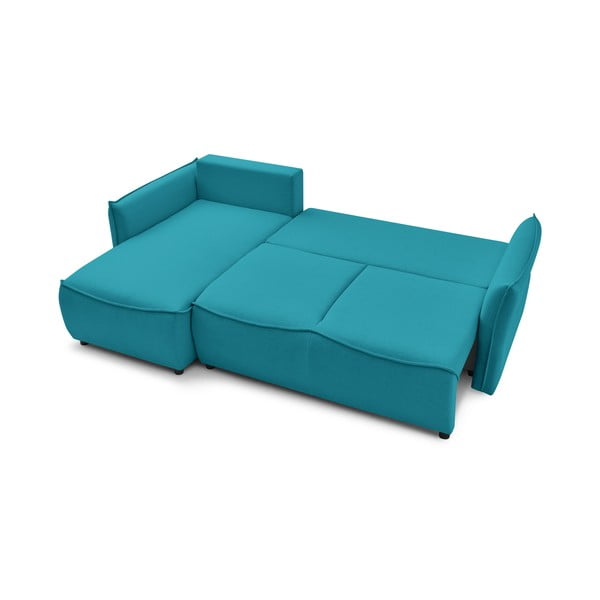 Tirkizna sklopiva kutna garnitura (s lijevim kutom) Leon – Bobochic Paris-image-3