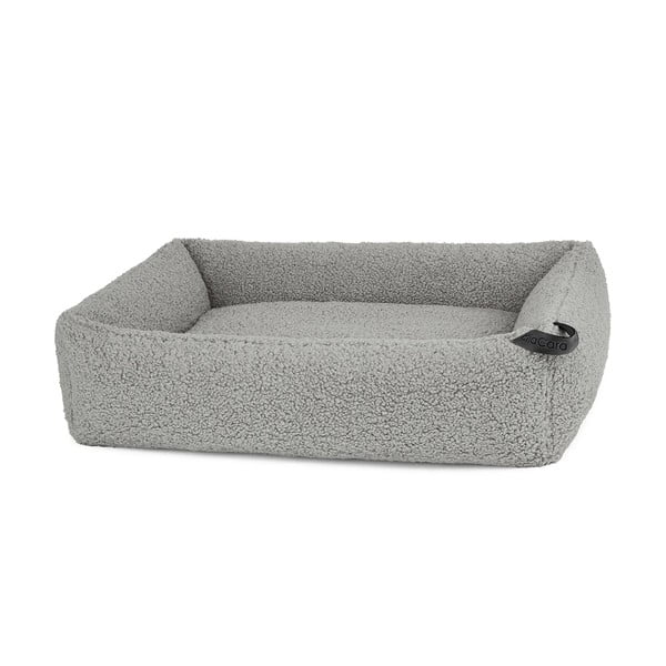 Sivi krevet za pse od boucle tkanine 65x80 cm Senso Pebble S/M – MiaCara