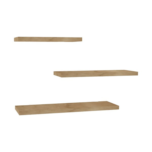 Police u dekoru hrasta u kompletu od 3 kom Leila - Kalune Design-image-2