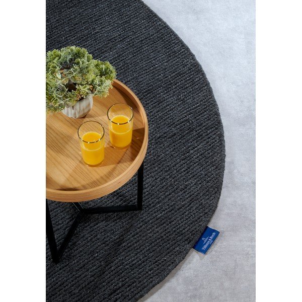 Tamno sivi ručno rađen vuneni tepih 160x230 cm Francois – Villeroy&Boch-image-2