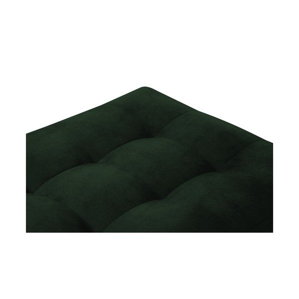 Zeleni podnožnik od baršunastog materijala Milo Casa Attilio-image-1